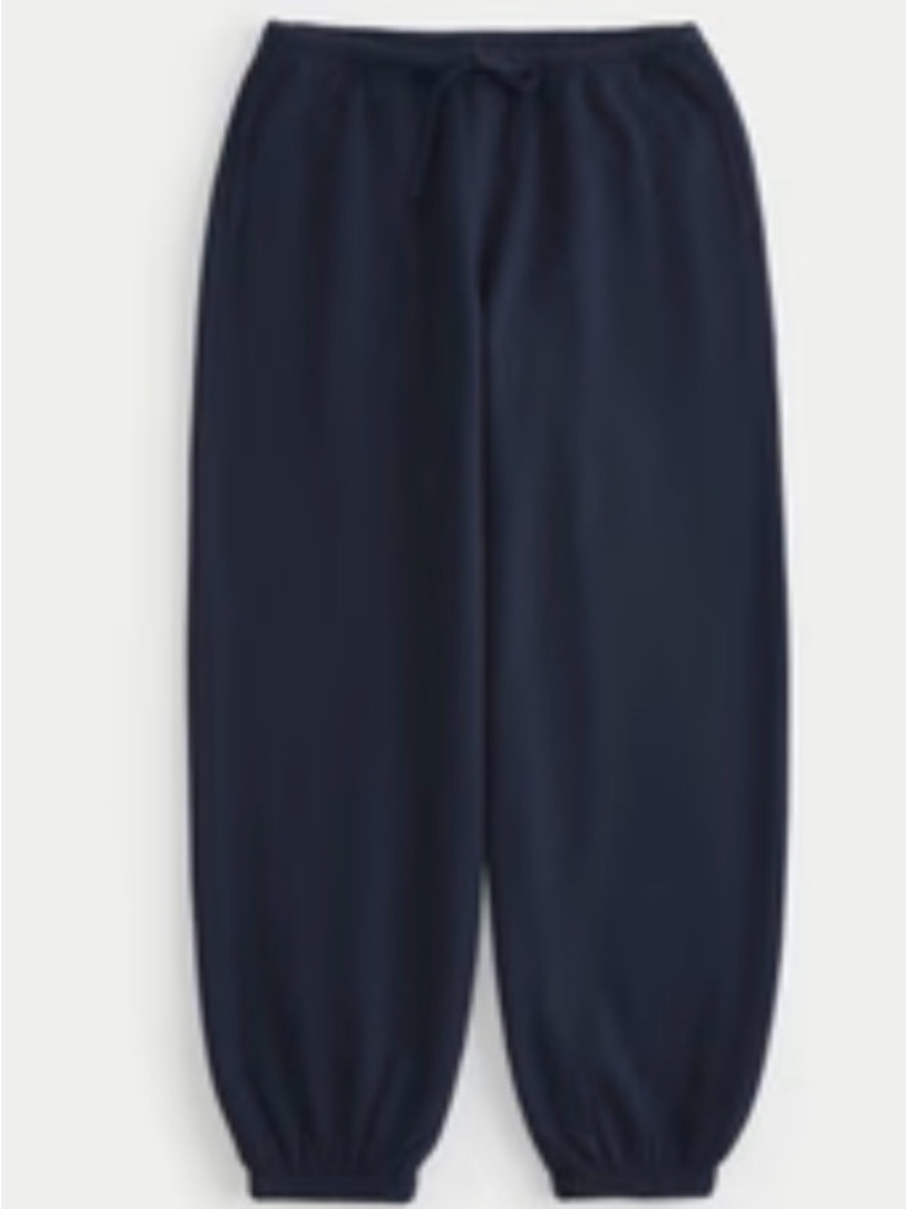 Hollister Navy Baggy Fleece Joggers - XS Short